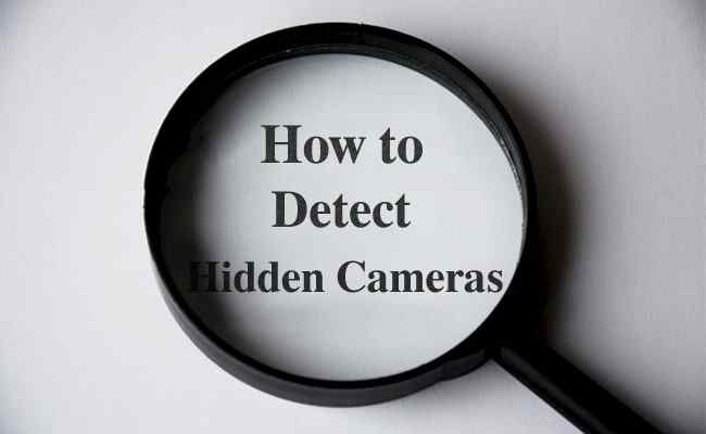 how to identify hidden camera