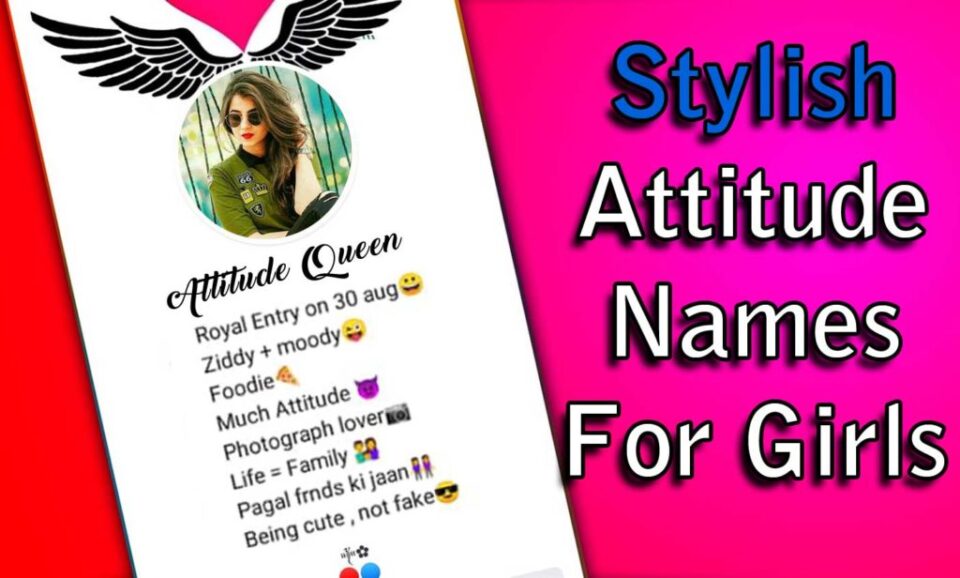 Best Stylish Attitude Names For Instagram For Girl In Hindi