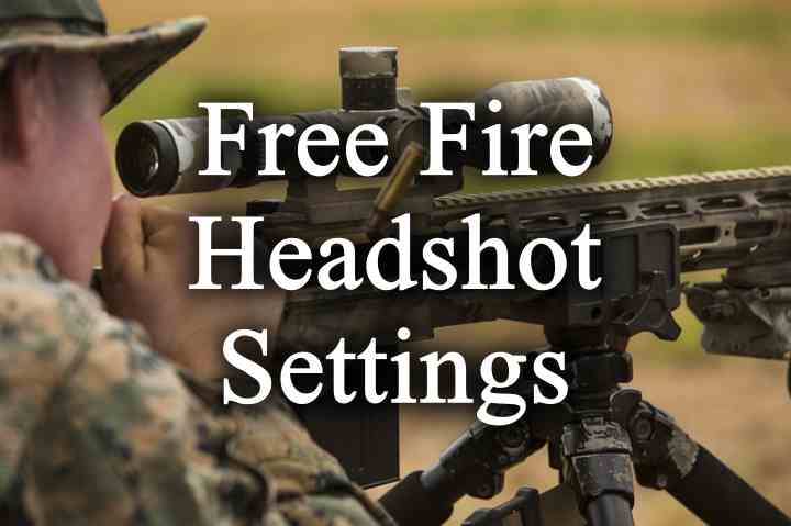 free fire headshot hack Setting
