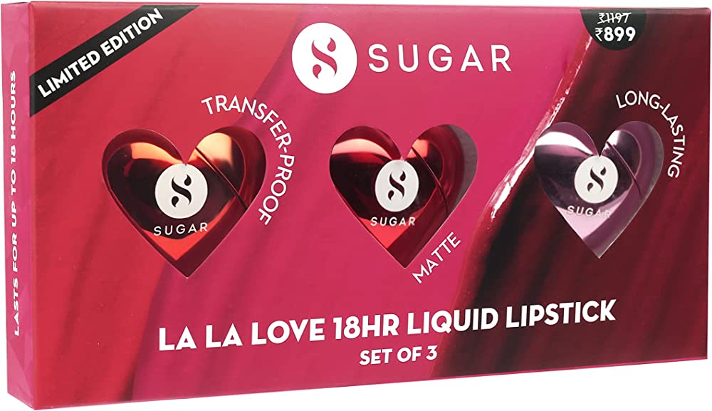 Sugar Cosmetics La La Love Lipsticks